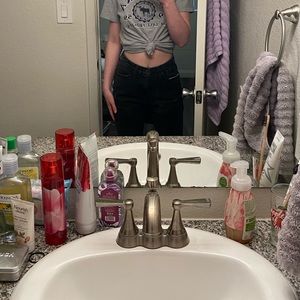 High waisted mom/boyfriend jeans